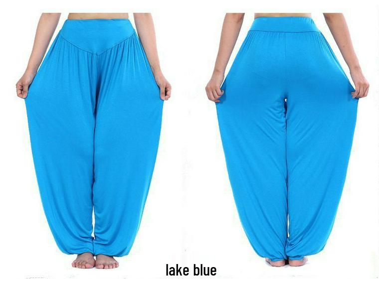 Modal Harem Yoga Pants: Unisex Tai Chi Dance & Fitness Sportswear, Plus Size Available