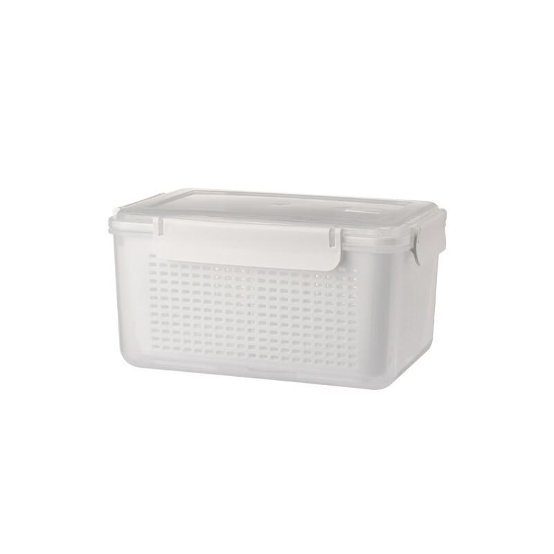 ZISIZ Home Refrigerator Storage Box with Lid