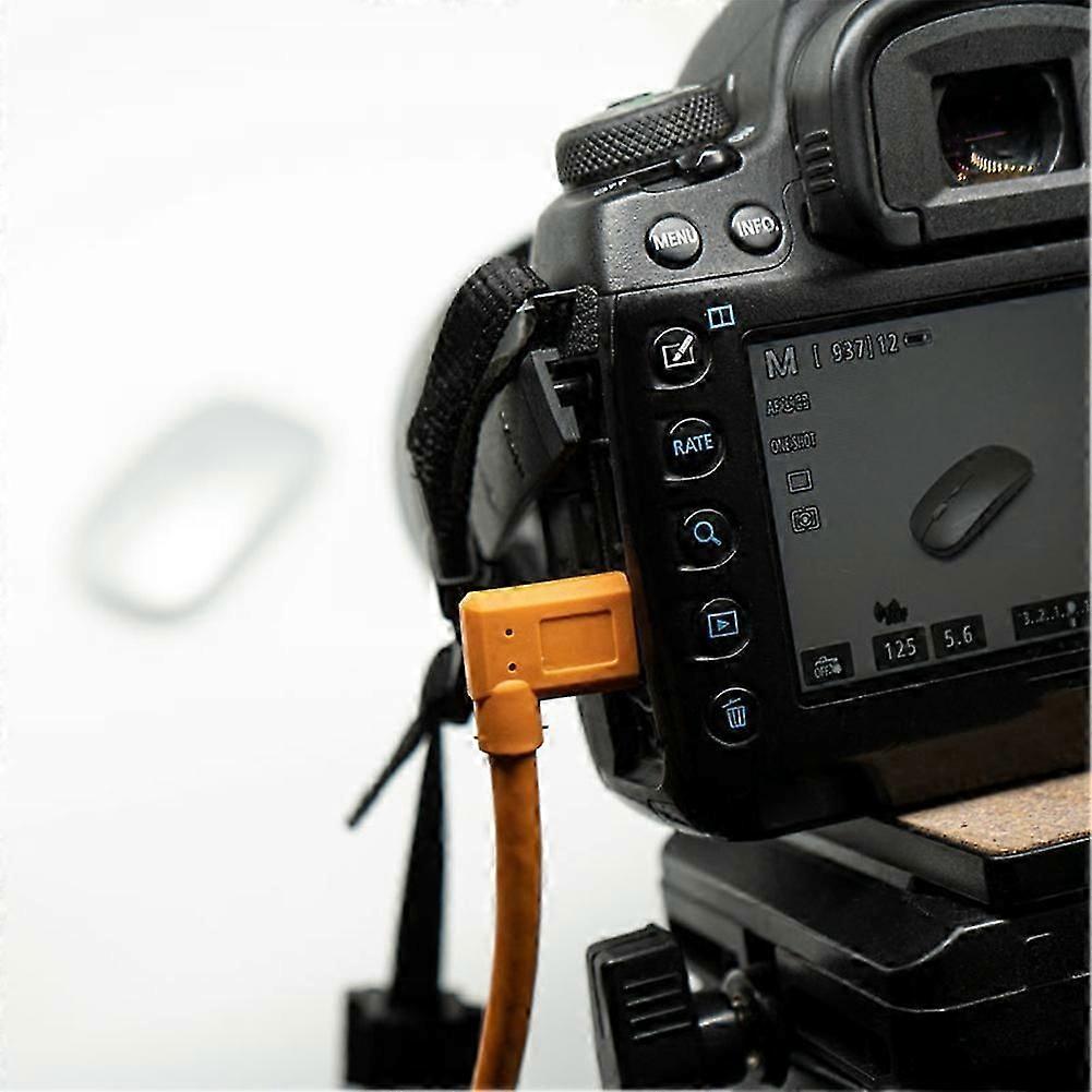 Câble de connexion USB-C vers Micro-B 3.0 de 5 m pour Canon 5D Mark IV 5DSR 1DX2 pour Nikon D850 D5 TypeC pour prise de vue connectée