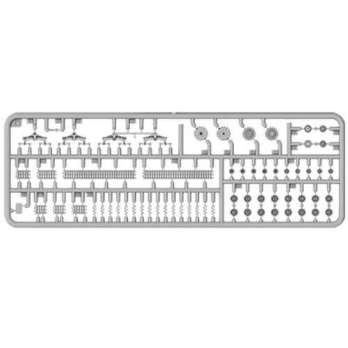 IBG 1/72 Hungarian Fighting Vehicle 40/43M Zrinyi II 105mm Assault Gun with Skirt Plastic Model Kit PB72052