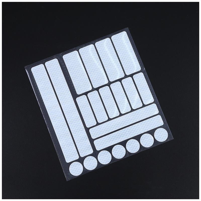 

1 шт. Автомобильные светоотражающие наклейки Мотоцикл Велосипед Светоотражатель Велоспорт Обод колеса Ночная безопасность Предупреждающая светоотражающая пленка Наклейка Украшение