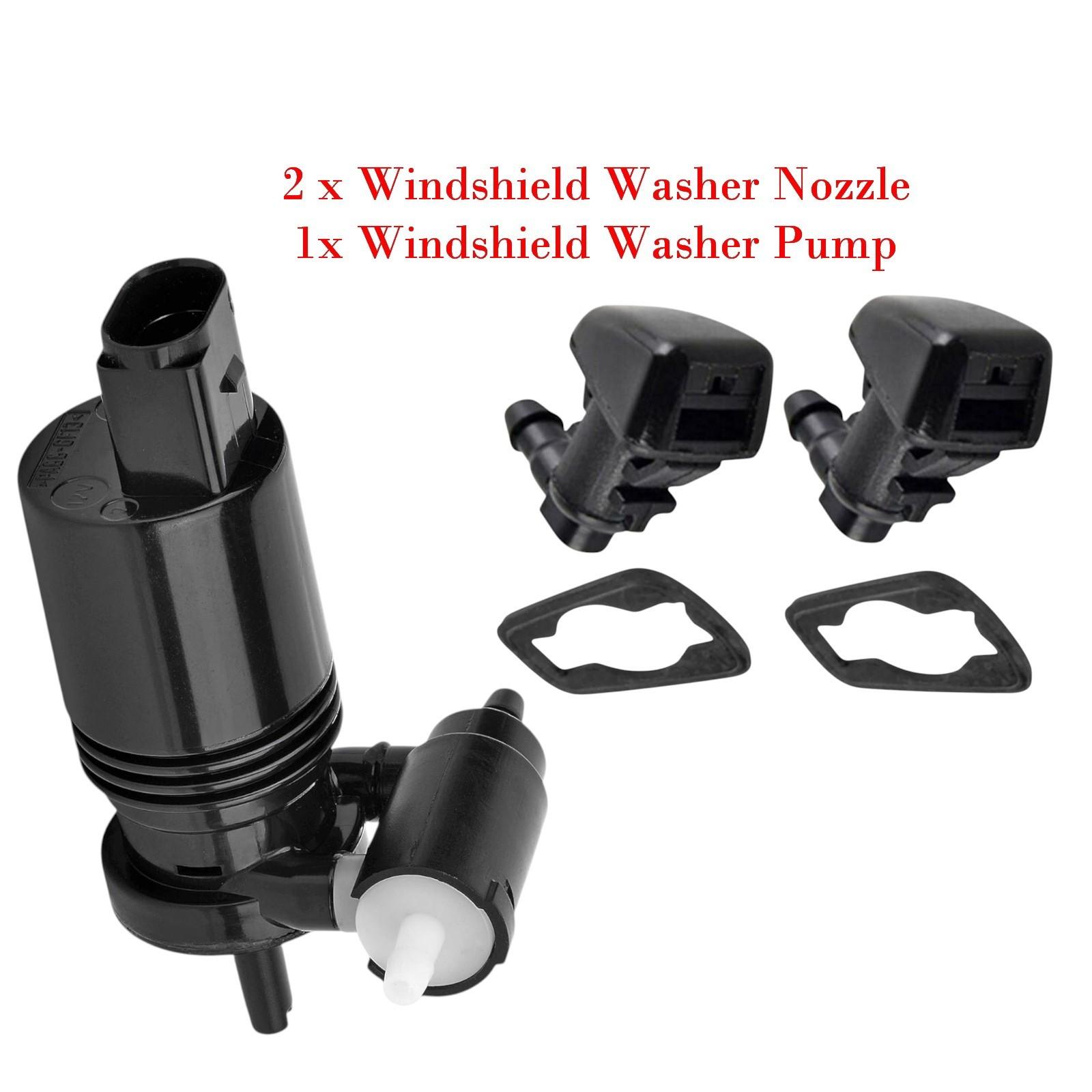 Set of 3 Windshield Washer Pump &Nozzle Front fits 2008- Jeep Grand Cherokee