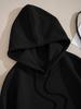 Loose Oversized Clothing Hoodie Men Women Autumn Warm Fleece Street Sweatshirts Solid Color Casual All-match Couple Hooded