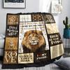 Kitten Sloth Lion Wolf Frame Print Flannel Blanket,High Quality Comfortable for All Seasons,Home Decor,Warmth and Comfort,Perfect for Christmas Gifts