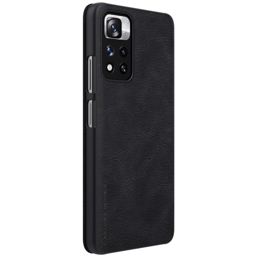 Nillkin Qin Case For Xiaomi Redmi Note 11 Pro+ (China) / Redmi Note 11 Pro (China) / Mi11I Hypercharge Flip - Black