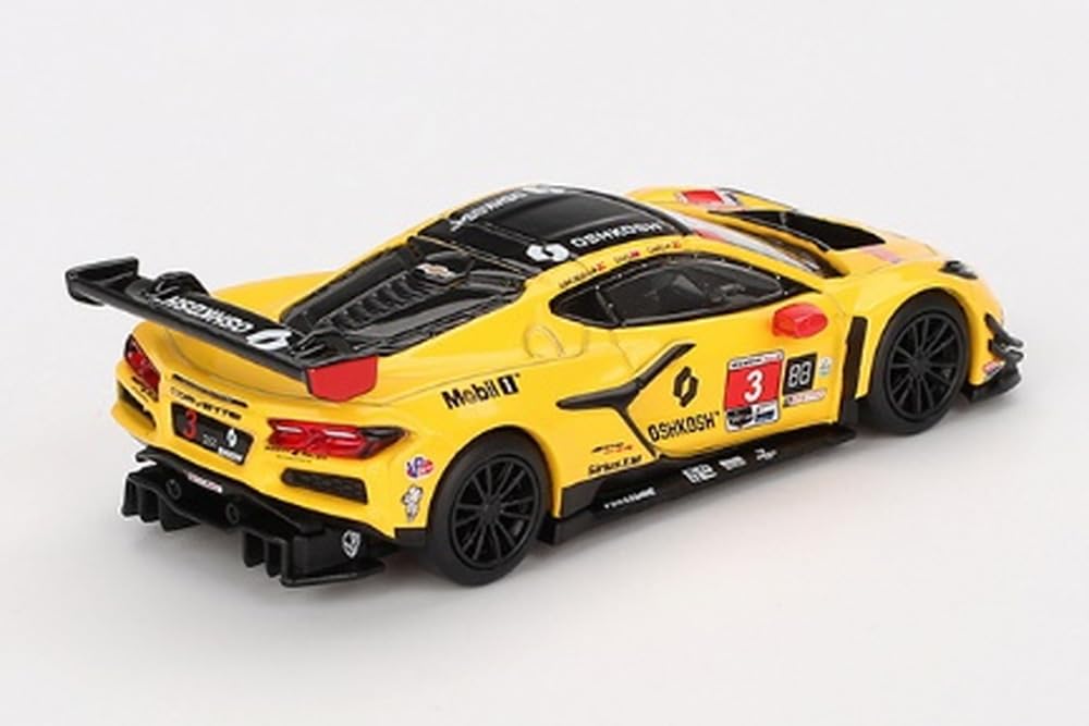 MINI GT Scale Chevrolet Corvette Z06 IMSA 24 Hours of Daytona 2024 Corvette Racing by Pratt Miller Motorsports Model 1/64 Model GT3.R #3 (Finished