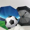 1PC Soccer Ball Umbrella-8-Rib Reinforced, Automatic Open, Lightweight & Durable, Fashion Accessory for Outdoor, H0362