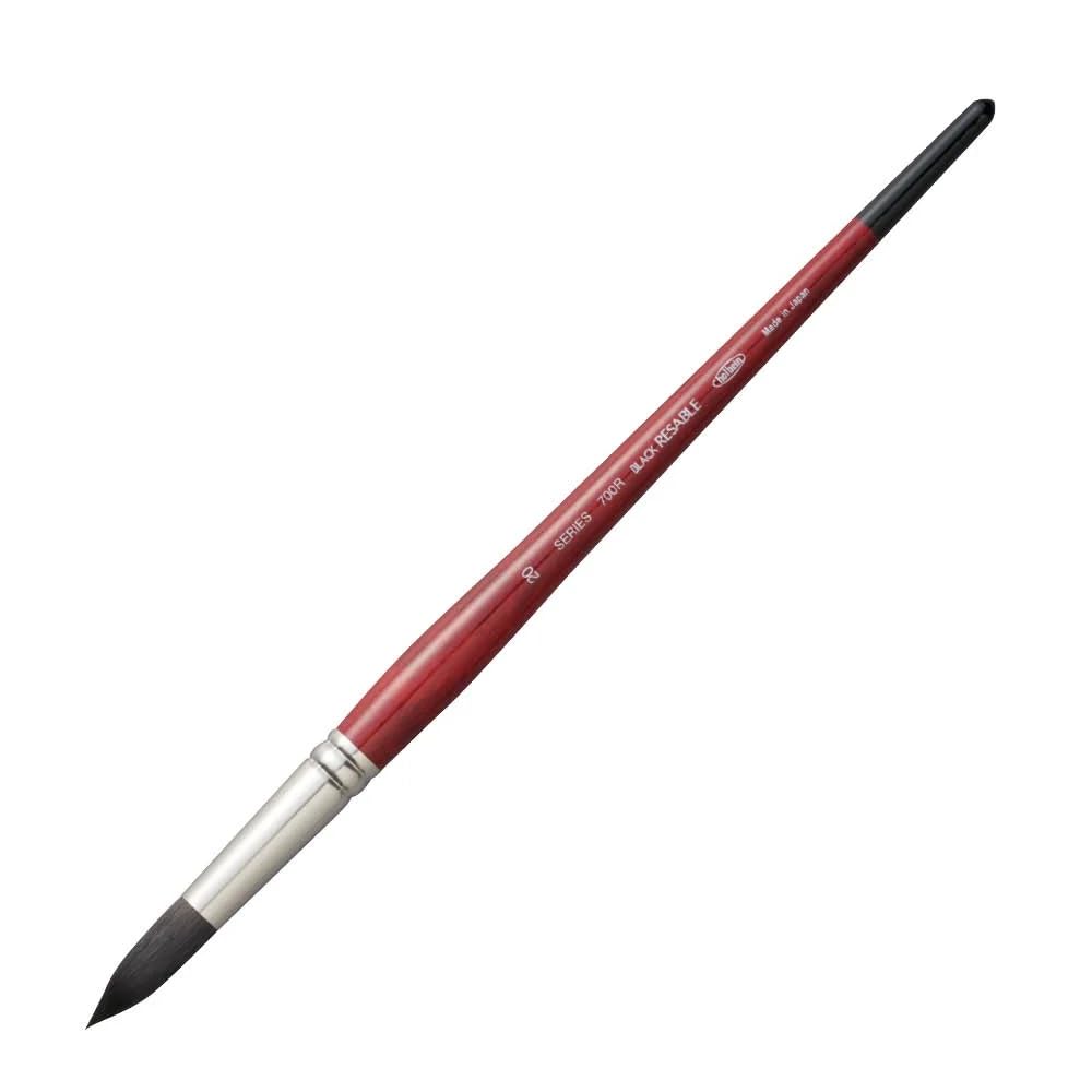 

Holbein Watercolor Brush Black Resable 700R Round 20 204141 No.