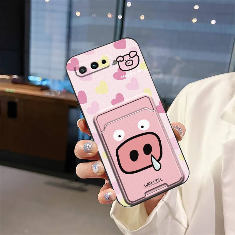 Graffiti Cute Phone Case For Asus ROG Phone5/5S/5Pro/5UltimateZS673KS Shockproof Cover Durable TPU Anti-knock Card Bag