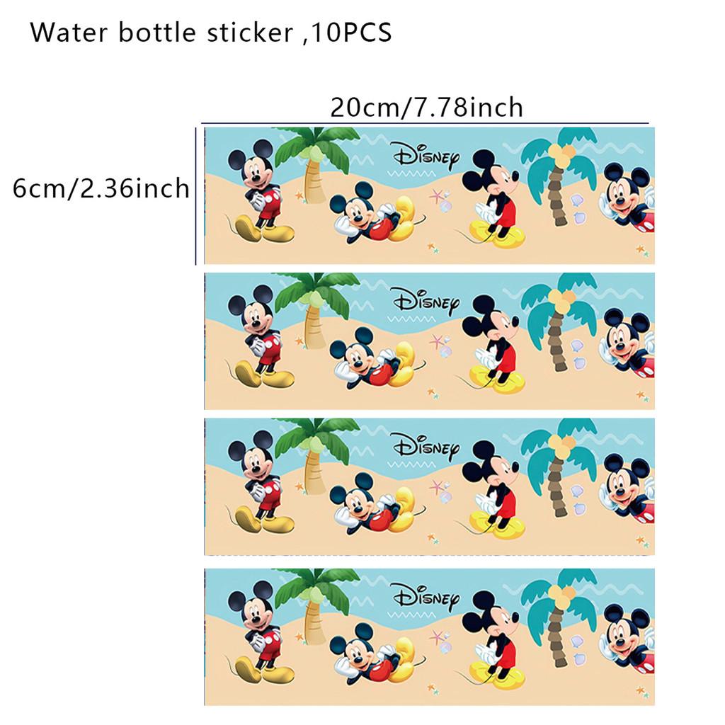 Frozen Cartoon Stitch Water Bottle Self Adhesive Sticker Birthday For