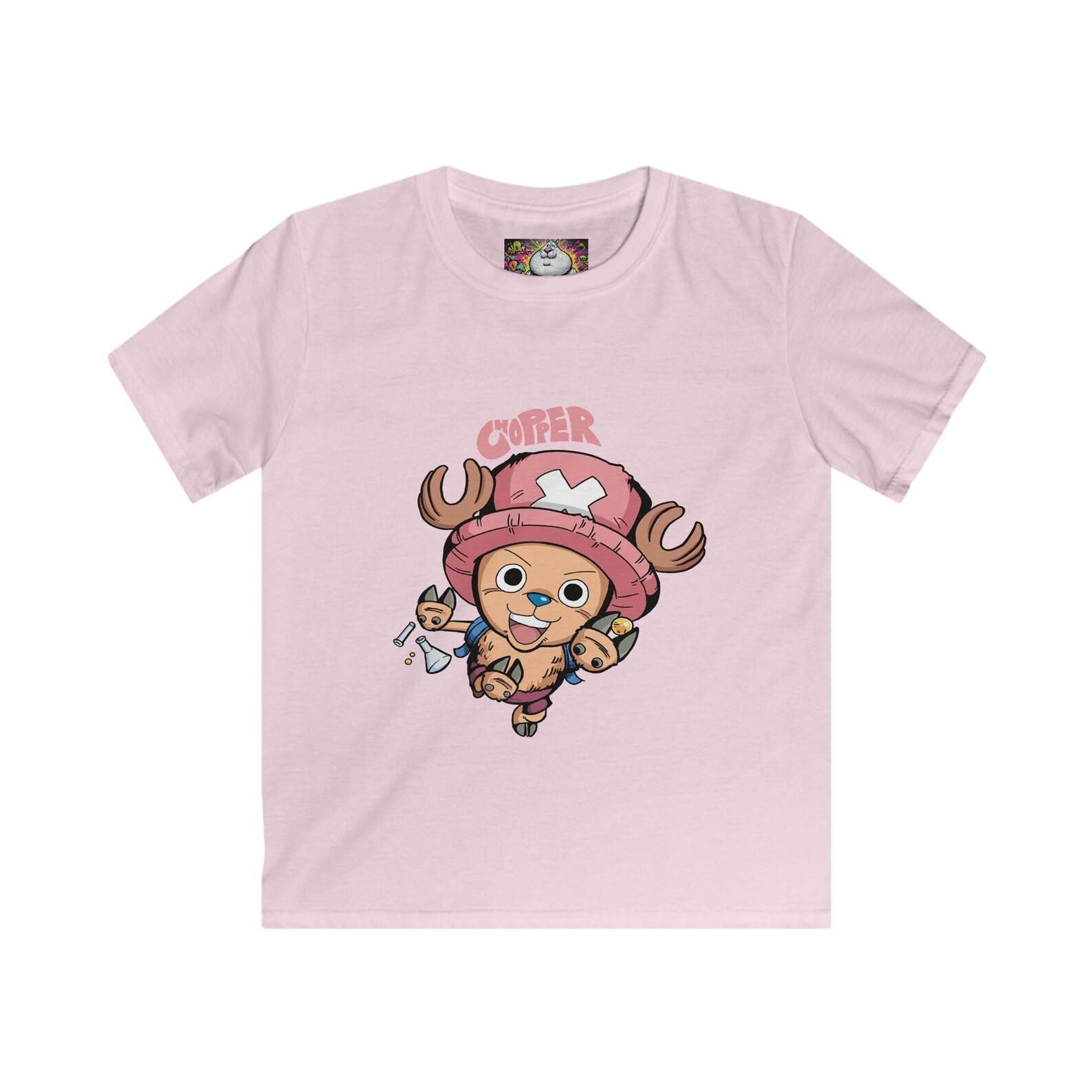 Chibi Pirate Reindeer Character Kids Tee | Cute Cartoon Animal Shirt 160