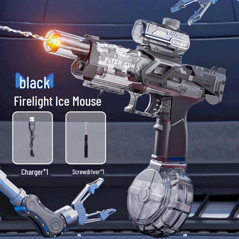 

Электрический водяной пистолет Ice Blast с крутой подсветкой и большой емкостью для непрерывной стрельбы