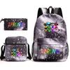 School bag rhythm box-sprunki heat transfer versatile college student large capacity travel backpack D