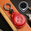 Genuine Leather Auto Key Fob Cover Case Key Ring Fit For GWM Poer Auto Accessories Premium Grade Auto Interior Accessory