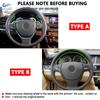Car Steering Wheel Suede Leather Cover Trim For BMW 5 6 7 Series F10 F07 F11 2009-2017 F12 F13 F06 2011-2018 F01 F02 2008-2015