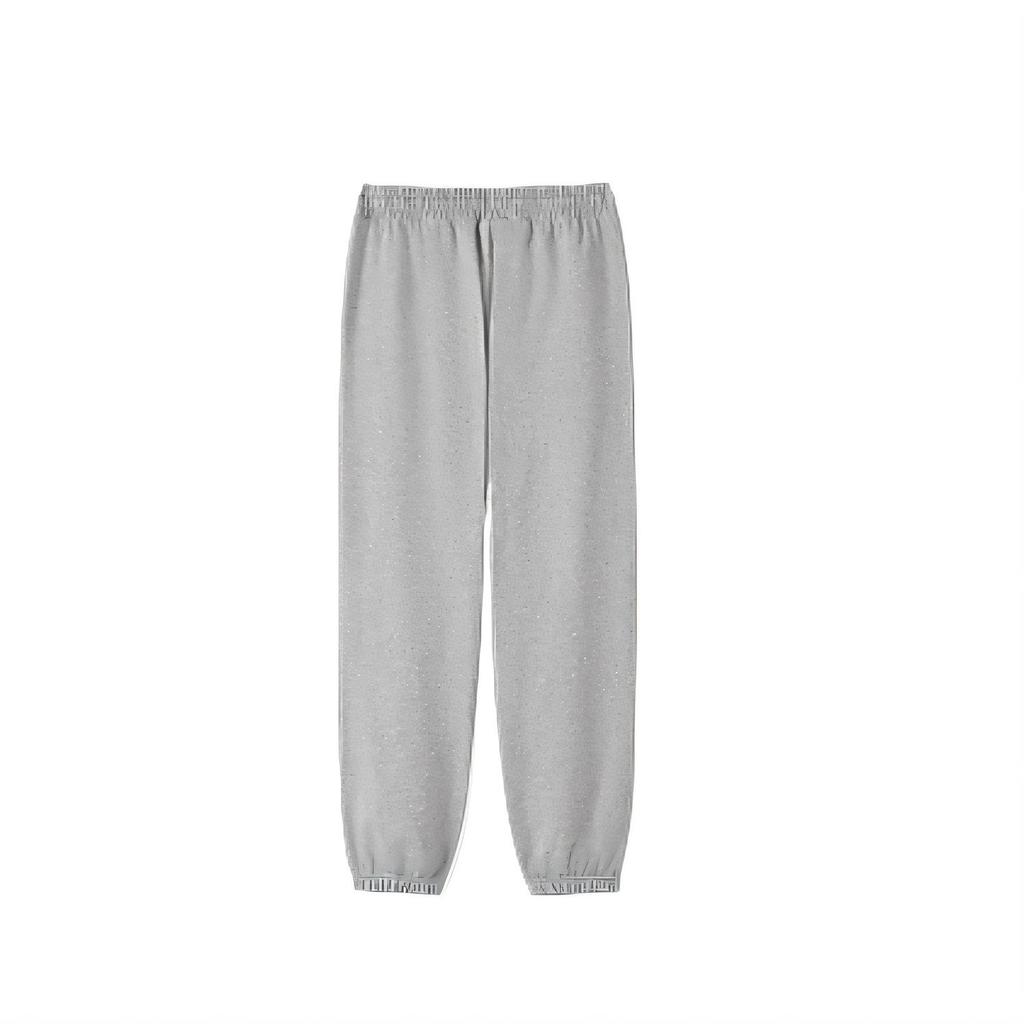 Skechers Sports Alliance Series Comfortable Breathable Soft Drawstring Knit Joggers Men Joggers Light-Gray L424M096-004F