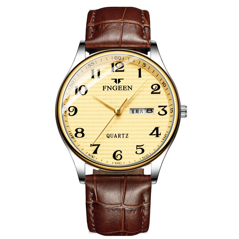 Men's Waterproof Luminous Running Alarm Clock Watch