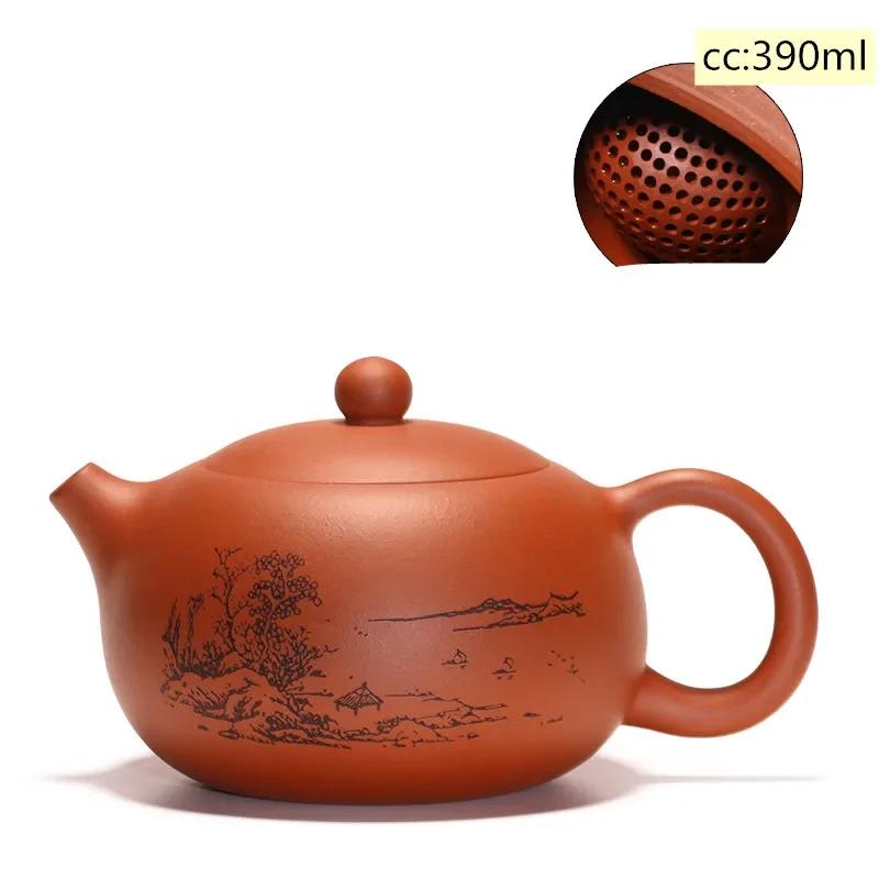 Yixing Tea Pot Purple Clay Xishi Teapot Beauty Kettle Raw Ore Handmade Tea Set Authentic Tie Guanyin Puer 188 Ball Hole Filter