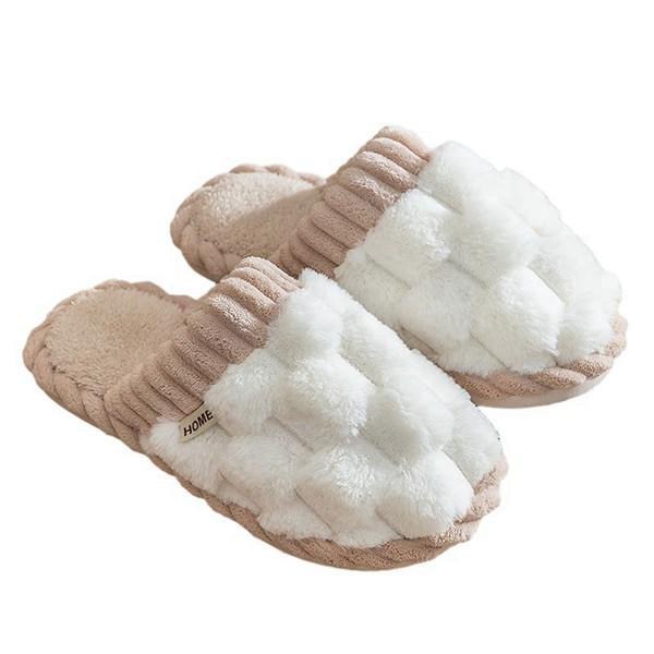 

Slippers, Winter Home Shoes, Women s, Warm, Boa Slippers, Fluffy, Heat Retention, Cold Protection, Stylish, Anti-Slip, Easy to Wear, Silent, Indoor