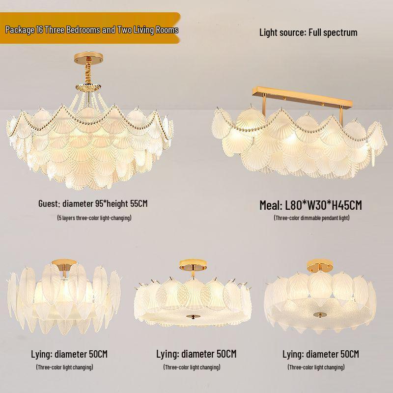 Modern French Crystal Pearl Chandelier for Living Room and Dining Room