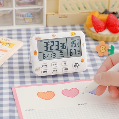 Estudantes Silenciosos Temporizador Silencioso Aprendizagem Para Fazer Exame Gerenciamento de Tempo Temporizador Lembrete Despertador de Cozinha Uso Duplo