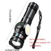 USB Rechargeable LED Flashlight Searchlight Waterproof Camping Light COB Side Lamp Magnetic attraction Portable Lighting Hiking