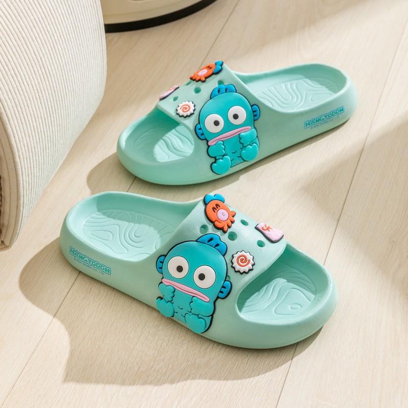

Sanrio Kuromi & My Melody Parent-Child Summer Slippers (Lightweight, One-Piece Design) 17cm