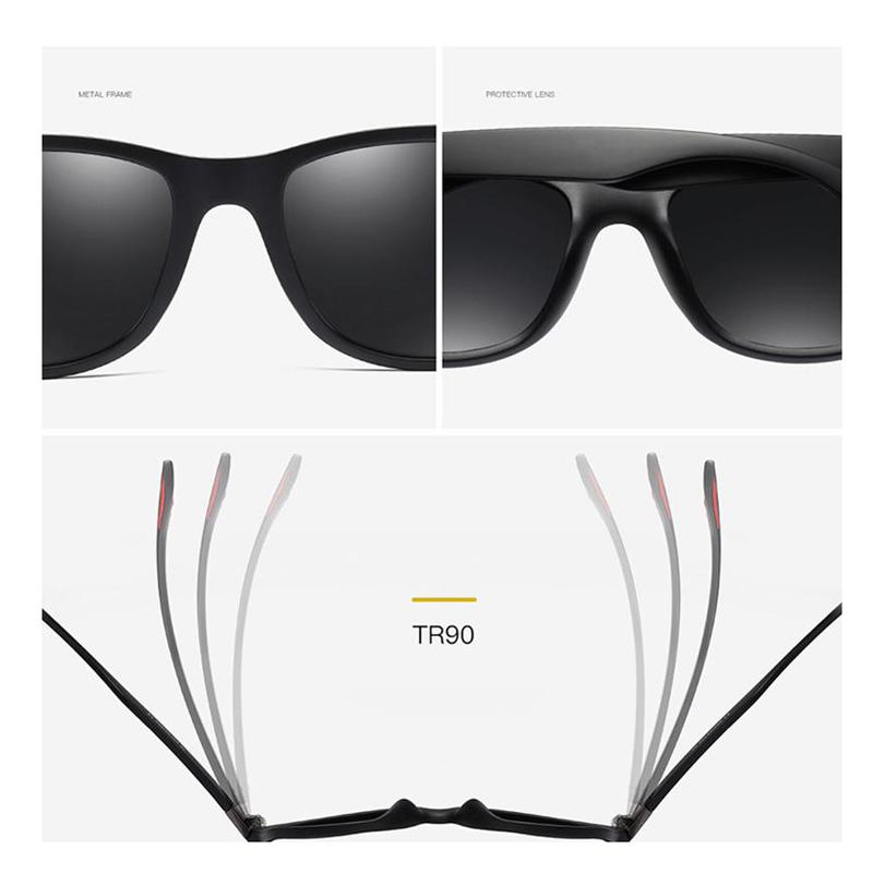 Polarized Sunglasses Light Glasses Riding Eyeglasses Vintage Eyewear Men UV400 Goggles