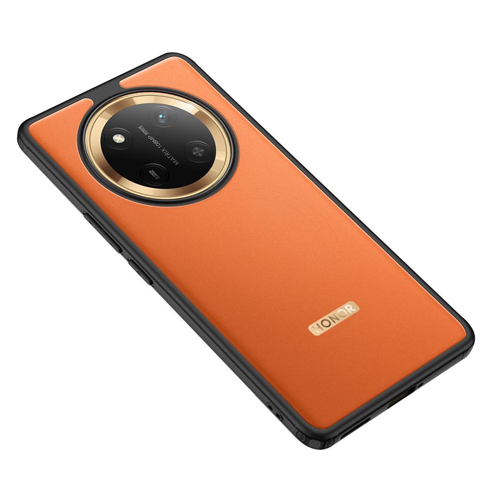 

For Honor X60 Pro 5G Case PC+TPU Phone Cover Airbag Protection Black