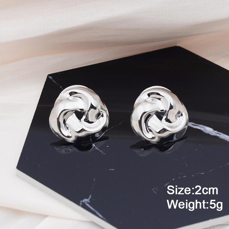Boucles d'oreilles pendantes torsadées en métal pour femmes, couleur or, alliage enveloppé, déclaration géométrique irrégulière, oreille féminine, zircon, pendientes mujer