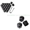 20Pcs LugCap Lug Nut Cover 17mm Car Wheel Nut Caps for Protection Covers Caps Anti-Rust Screw Cover Car Tyre Nut Bolt