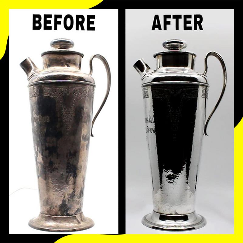 Chrome Cleaner Car Emblem Metal Cleaner Polishing Compound Car Chrome Plate Retreading Agent Metal Polish Restorer Car Rust