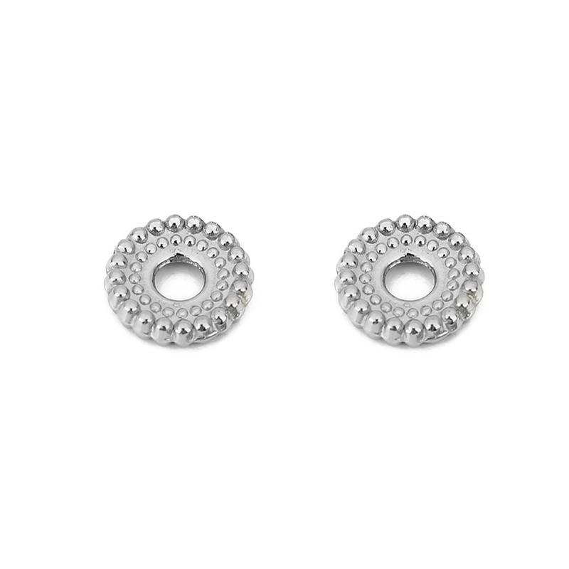 

10pcs Never Fade Stainless Steel Big Hole Beads 6mm 8mm 10mm PVD Loose Spacer Beads For Diy Jewelry Necklace Bracelet Making 6mm