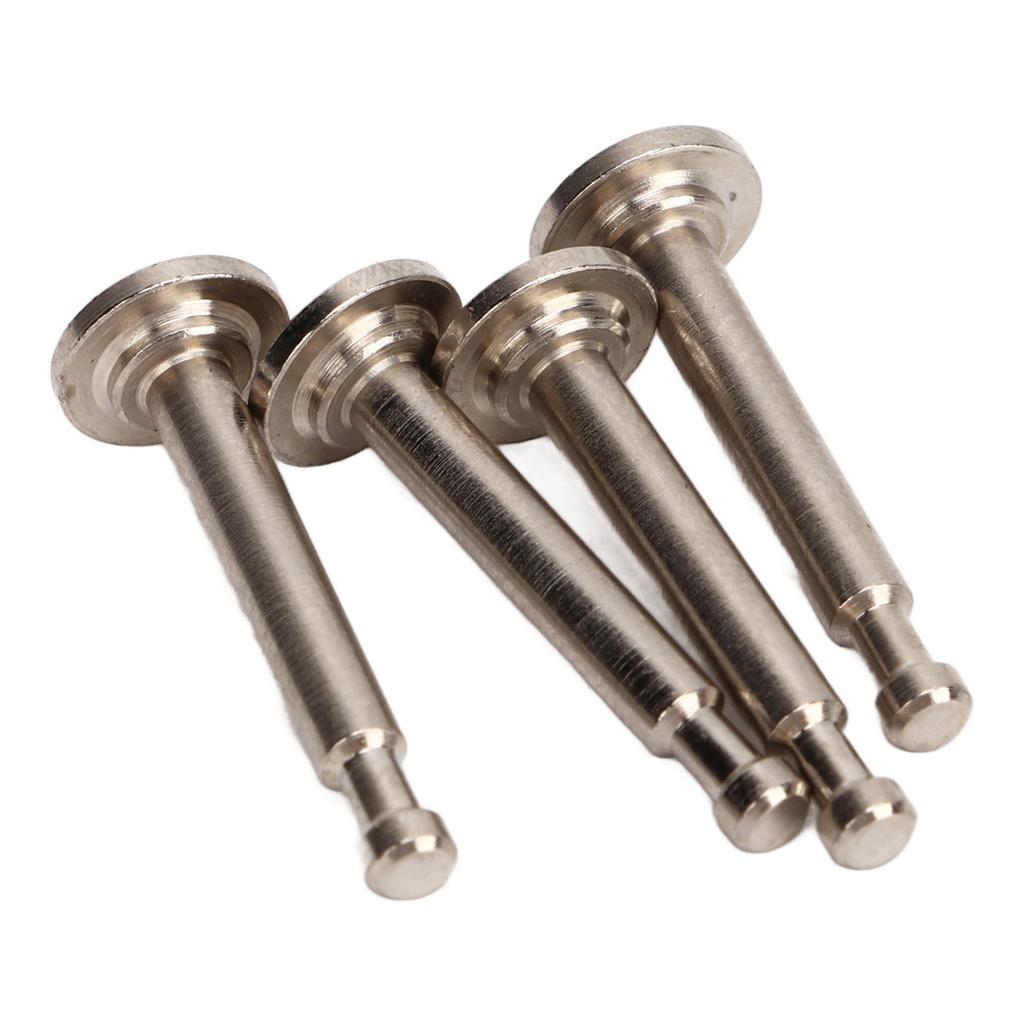 4 Stück Stoßdämpferstift Stahl Presspassung Stoßdämpferstift-Kit für ARRMA 17 18 RC-Car Silber