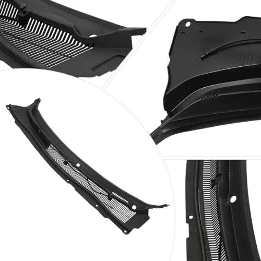 Front Windshield Wiper Cowl Cover Panel DG1Z5402228B Direct Replacement for 20132019 Ford Taurus Black PP Injection Molded Gril