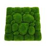 Flocking fake moss stone plant background for creating a soothing ambiance