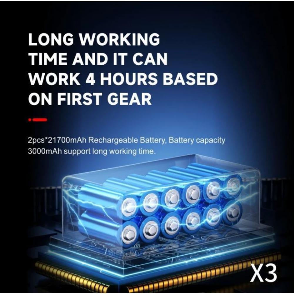 1PCX3 Wireless Dust Blower Violent Turbo Fan Brushless Motor Industrial Dust Blower Fan Vehicle Dust Blower Super Power