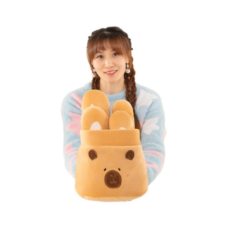 Fries French Capybara Plush Toy Cartoon Stuffed Animal Doll Gift Decoration