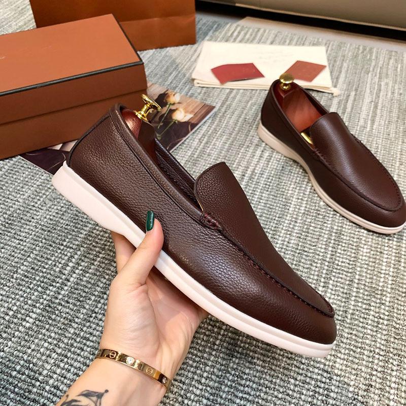 New men's British single shoes comfortable flat couple shoes