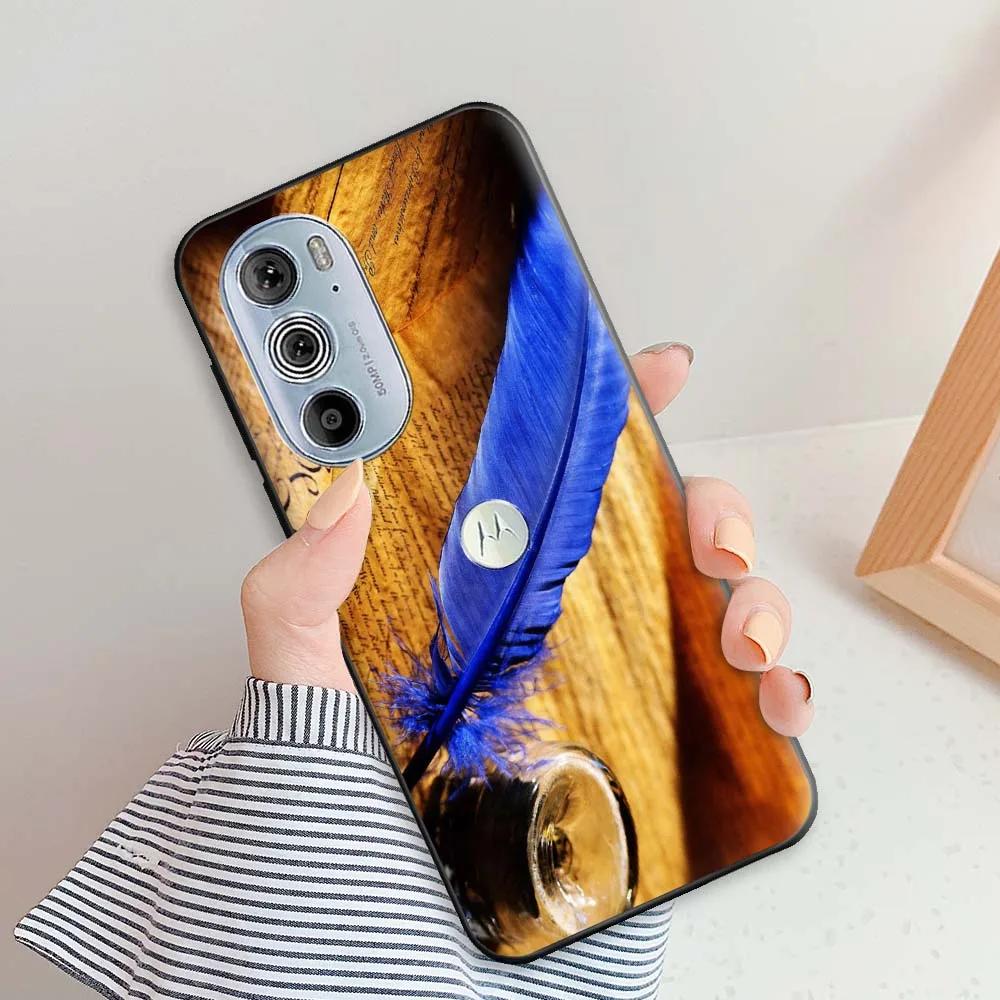 For Moto Edge 30 Pro Case Cover Edge30 Matte Silicone Case for Motorola Moto Edge 30 30Pro Fashion TPU Protective Back Cover