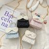 Korean Style Kids Princess Crossbody Bags For Girls Cute Pearl Party Tote Coin Purse Children'S Mini Handbags Baby Shoulder Bag