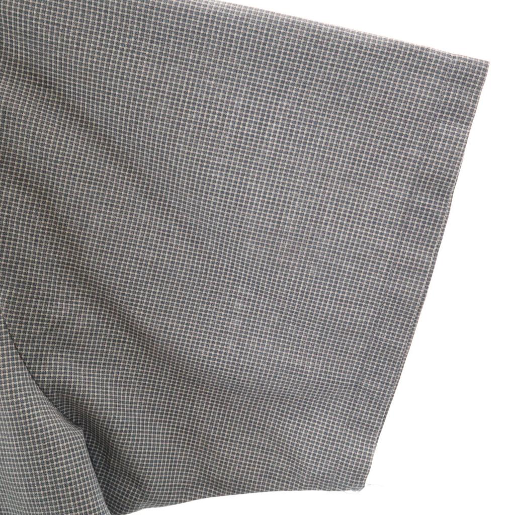 ARAMARK check Short sleeve shirt XL Gray Men's Used