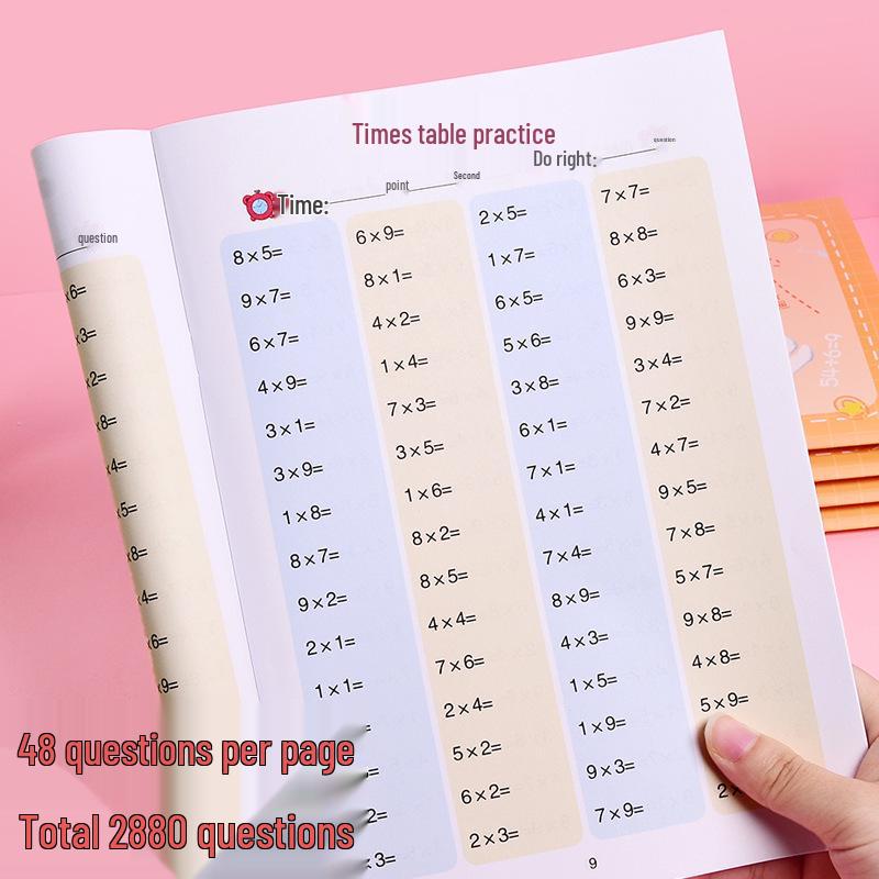 Second Grade Math Workbook: Volume 1 - Multiplication & Division Practice
