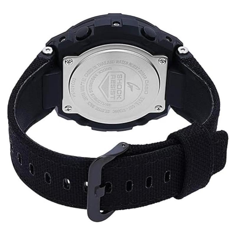 Casio CASIOG-STEEL series-S Disc Dual Display 200 Meters Waterproof Quartz Movement Leather Strap Japanese and Korean Watch Men's Watch GST-S130BC-1A