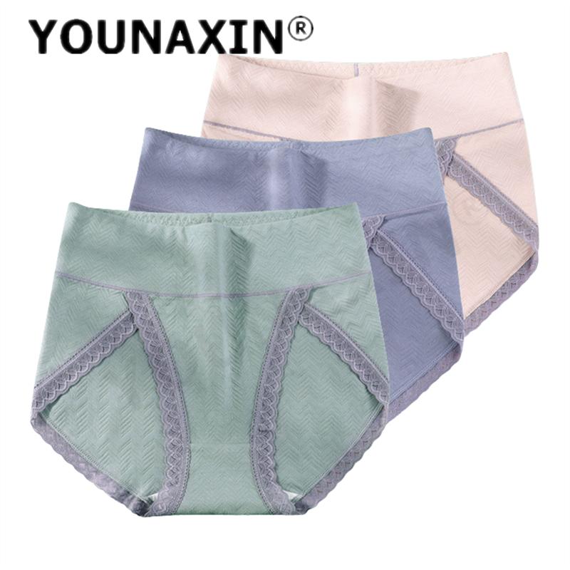 3 Stück Damen Unterwäsche mit hohem Bund Übergröße Slips Dessous Unterhosen Große Slips Bequeme Unterhosen XL 2XL 3XL 4XL 5XL 6XL