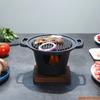 Mini-Grill Japanischer Ofen für eine Person Zuhause Rauchloser Grill Außen-Grillofen Platte Röstkocher Fleischwerkzeuge