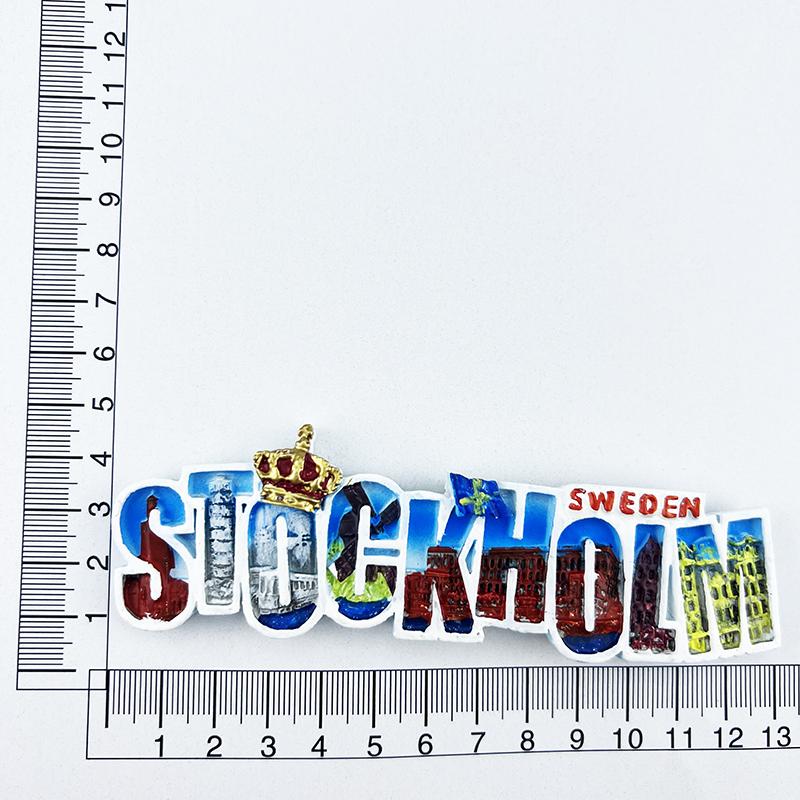 

Sweden Fridge Magnets Stockholm Travelling Souvenirs Fridge Stickers Home Decor Wedding Gifts Message Board Magnetic Stickers