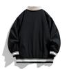 Herbstjacke Koreanische Version des Modetrends Vielseitige Reversjacke Herren Locker Farbpassend Lässiges Oberteil Herren