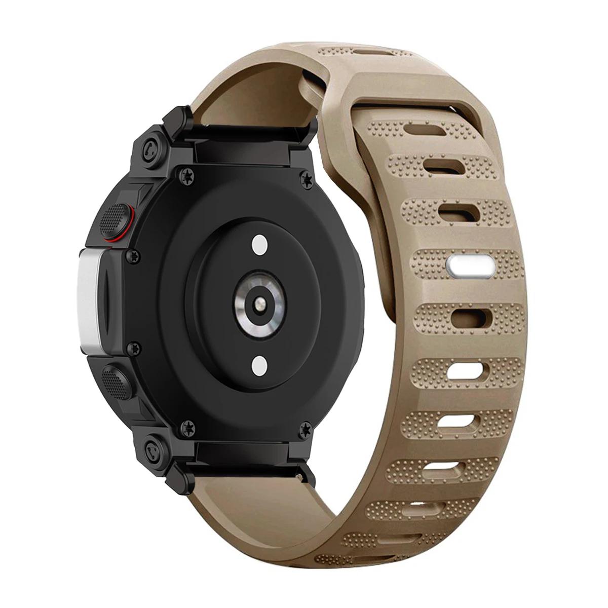 

НОВЫЙ Силиконовый ремешок-браслет для Huami Amazfit T-rex 3 T-Rex2/Ultra для Amazfit T-Rex/T-Rex Pro, ремешок для умных часов, аксессуары For Amazfit T-Rex 3 коричневый