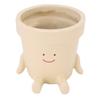 Flower Pot Smile Face Resin Cute Funny Succulent Planting Pot for Decoration Ornament